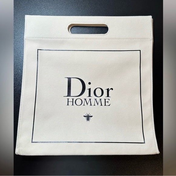 Dior Homme Canvas Top HandleTote/Clutch NWOT - Picture 2 of 2
